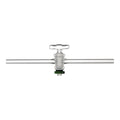 Einweghahn mit Glasküken, PTFE & Hohlküken - Borosilikatglas 3.3 - LabStore | Gebr. Rettberg GmbH