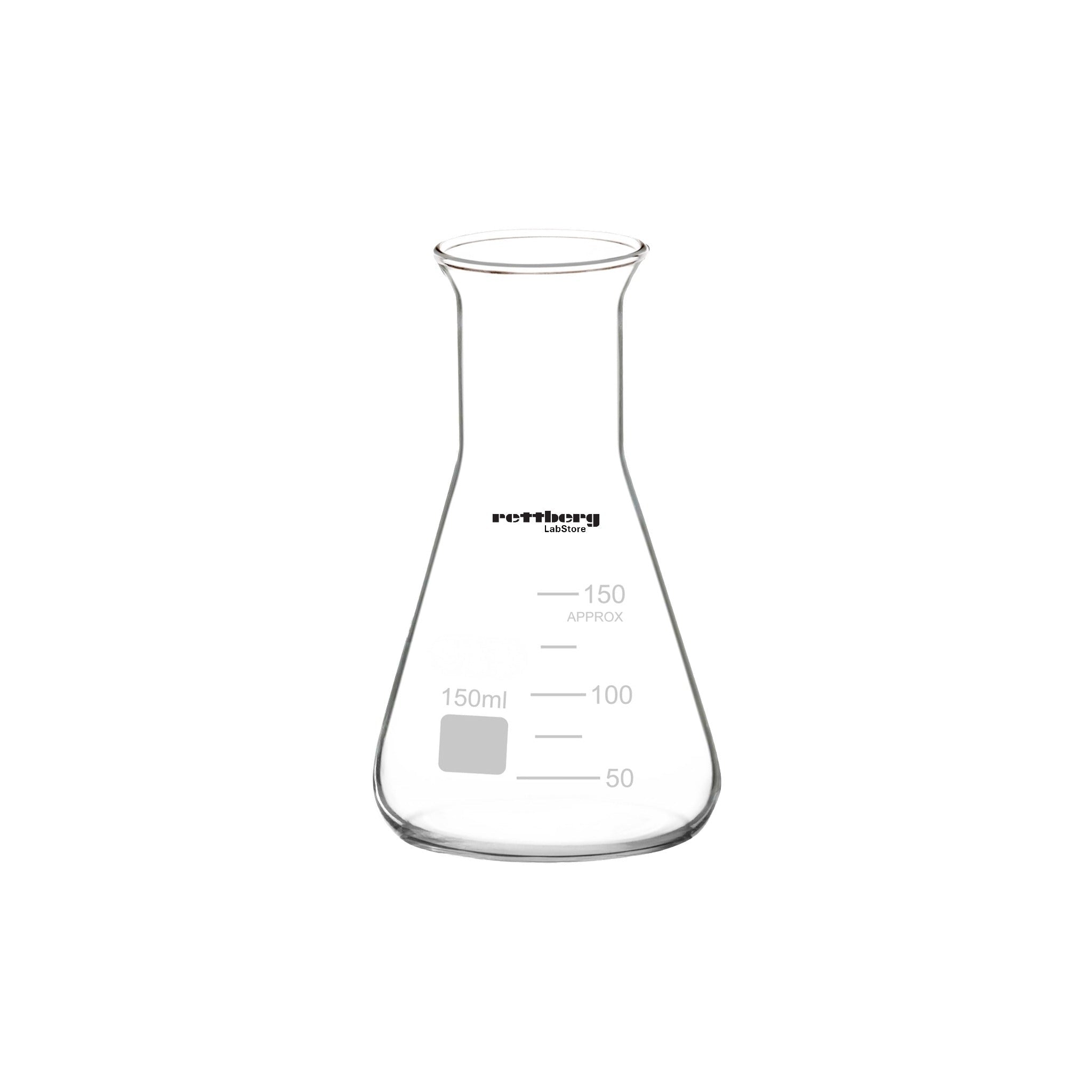 Erlenmeyerkolben aus Borosilikatglas 3.3 mit Bördelrand - LabStore | Gebr. Rettberg GmbH