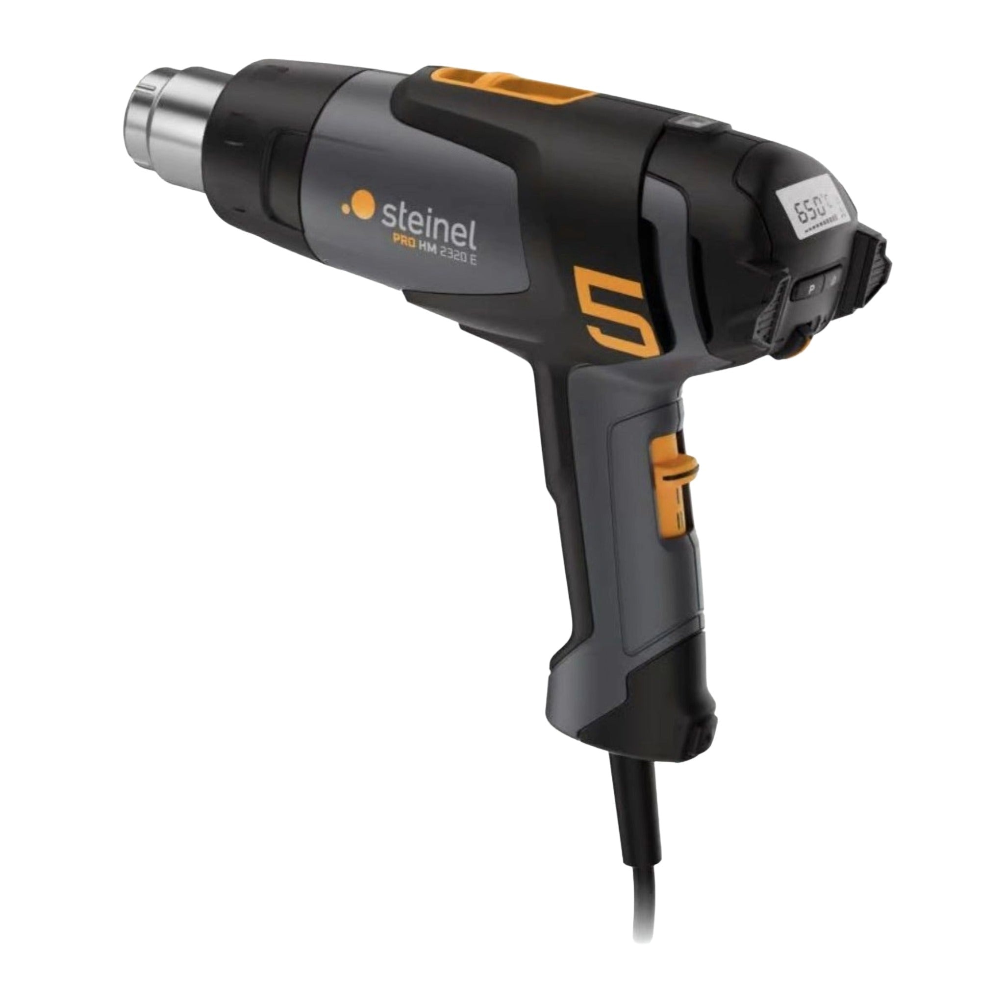 Heißluftgebläse 80 - 650°C digital regelbar – 2300 W Heißluftpistole mit LCD - Anzeige - LabStore | Gebr. Rettberg GmbH