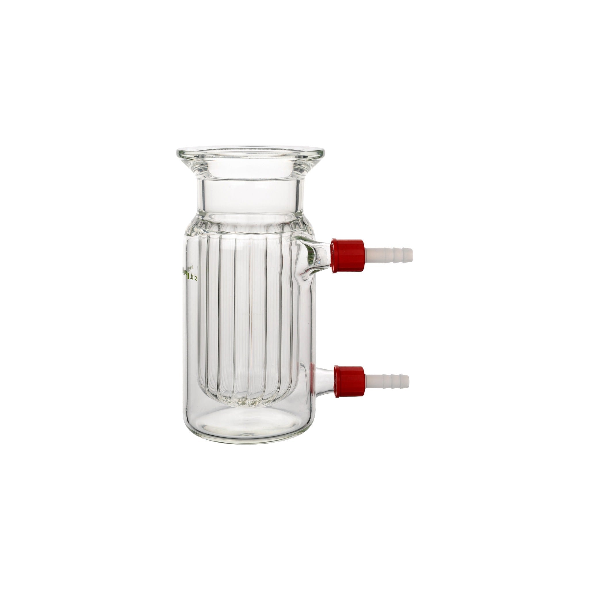 Reaktionsgefäß mit Nut, Boden flach, Temperier - Mantel - LabStore | Gebr. Rettberg GmbH