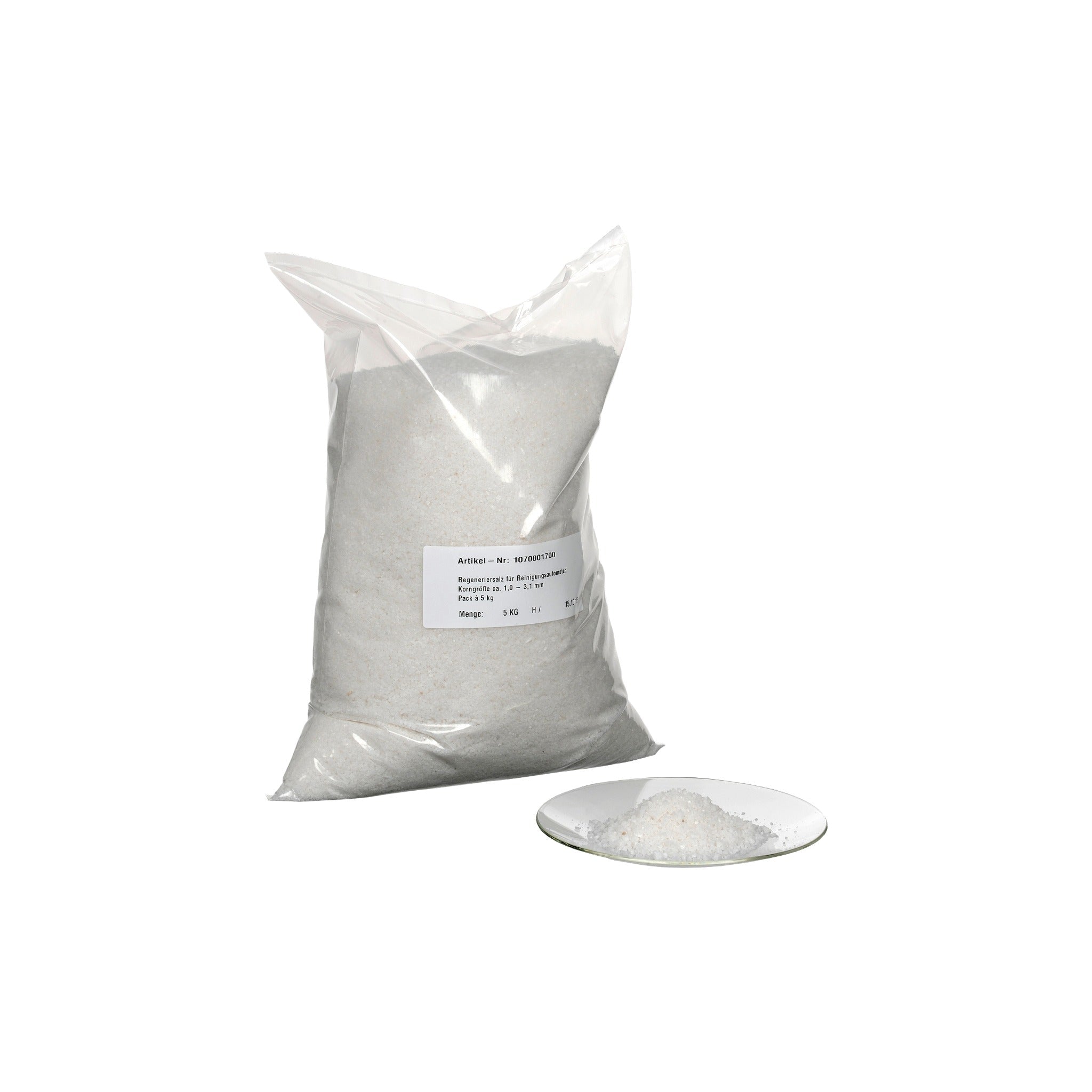 Regeneriersalz für Labor - Spülmaschinen Korngröße 1,0 - 3,1 mm 5 kg - LabStore | Gebr. Rettberg GmbH