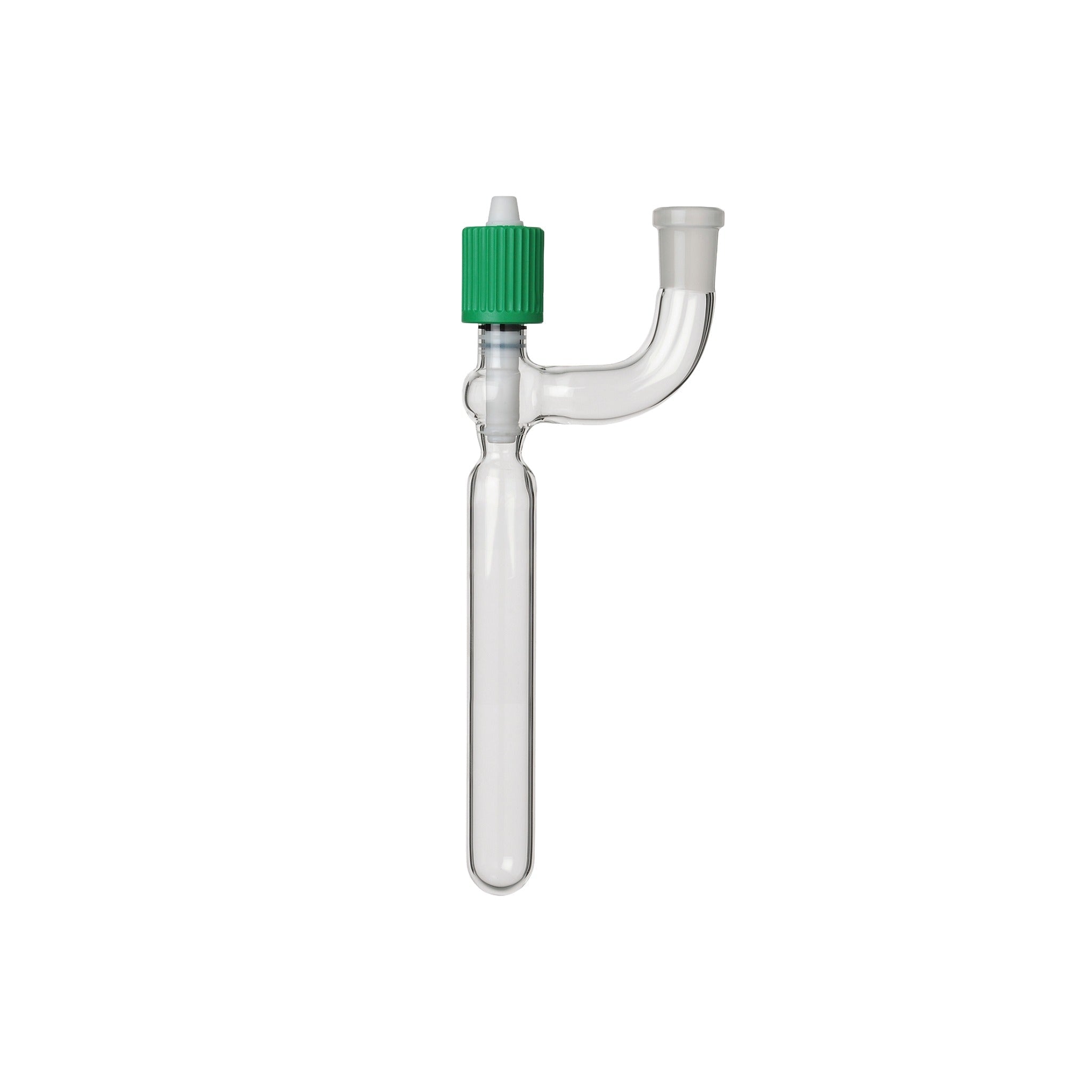 Schlenk-Rohr mit HV-Ventil und Feingewinde seitliche Hülse - LabStore | Gebr. Rettberg GmbH