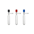 Schlenk - Rohr mit Vakuumventil und Feingewinde – Borosilikatglas 3.3