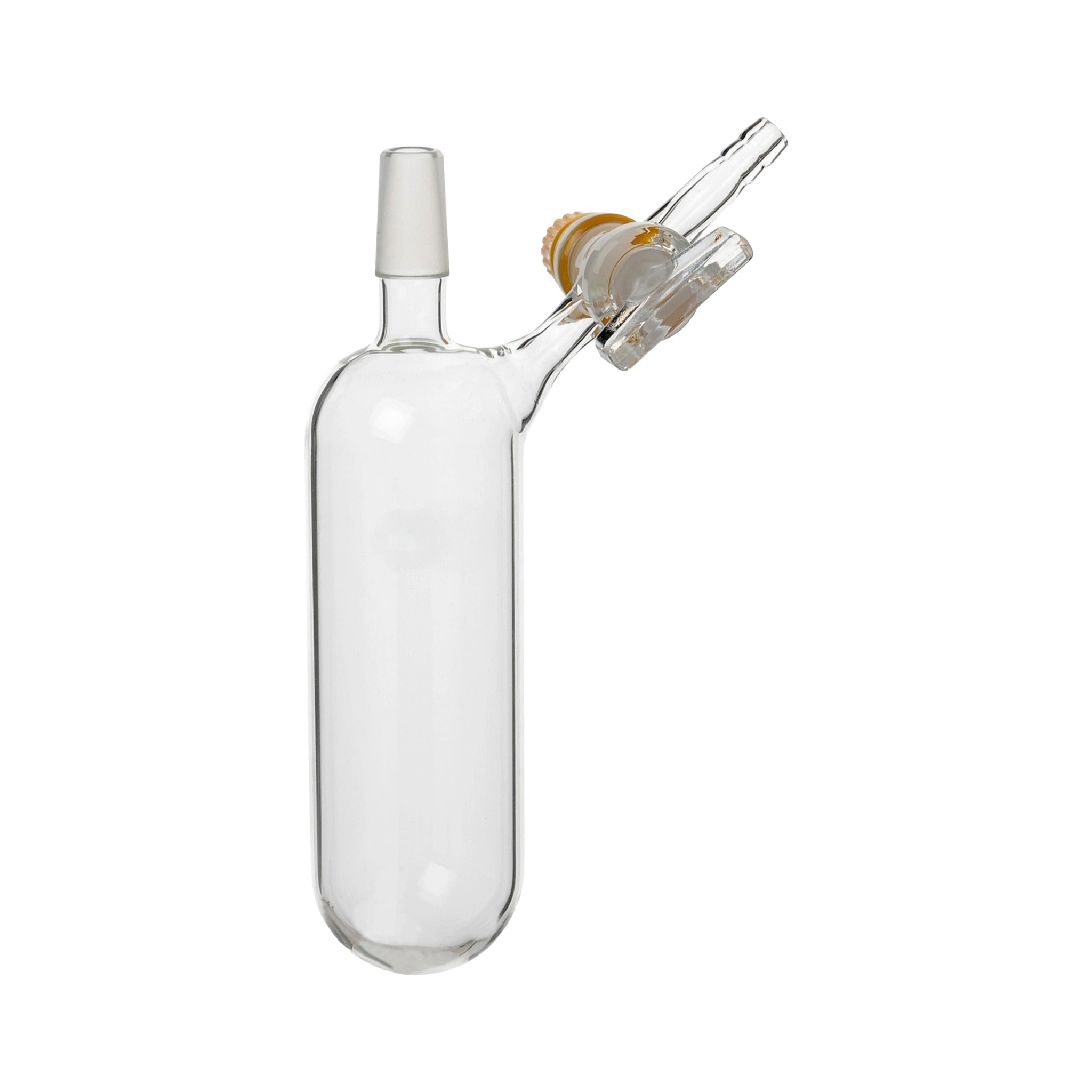 Schlenkrohr mit seitlichem Glashahn 2,5 mm und Olive 9 mm – Borosilikatglas 3.3 - LabStore | Gebr. Rettberg GmbH