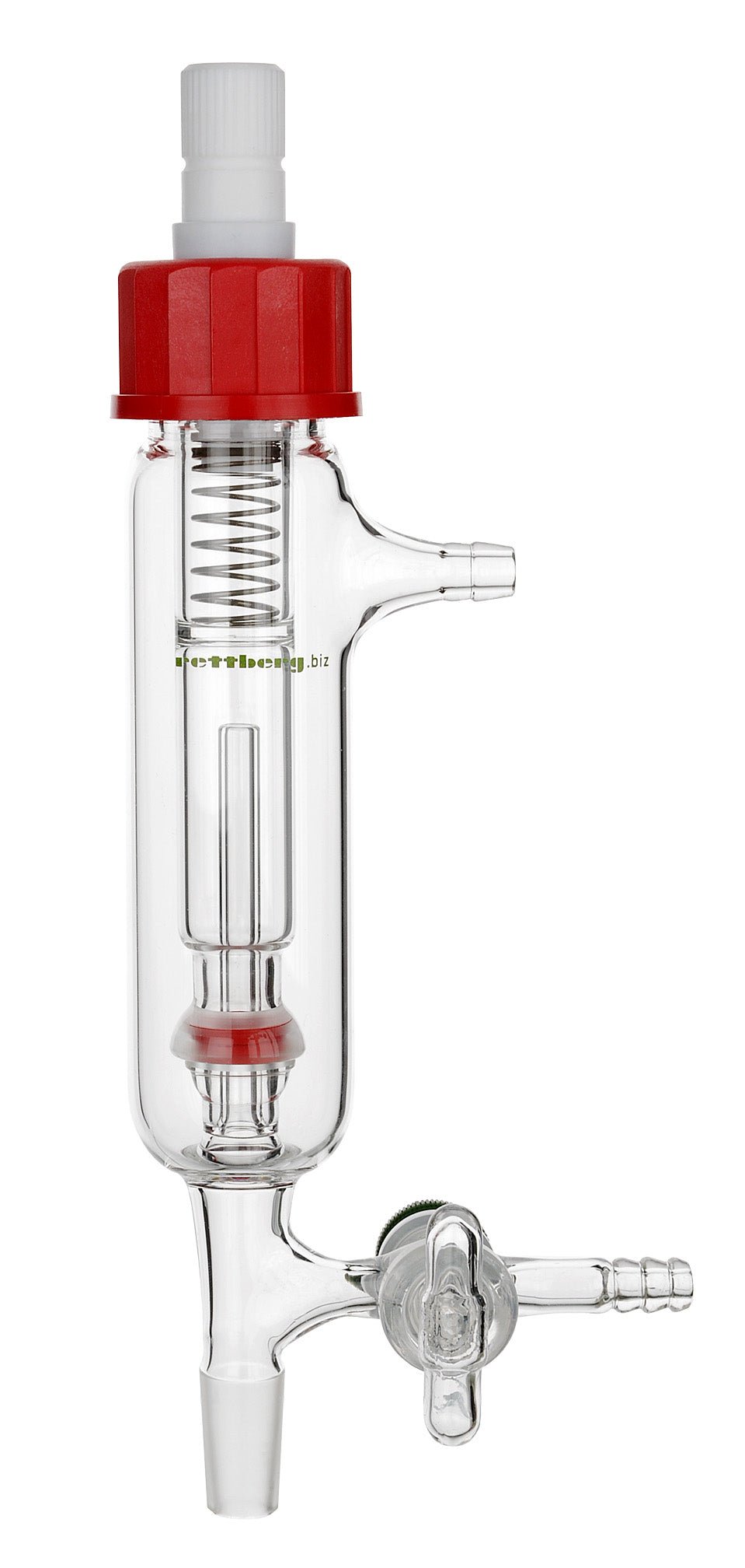 Überdruck - / Rückschlagventil mit seitlichem Glashahn 3 mm - LabStore | Gebr. Rettberg GmbH